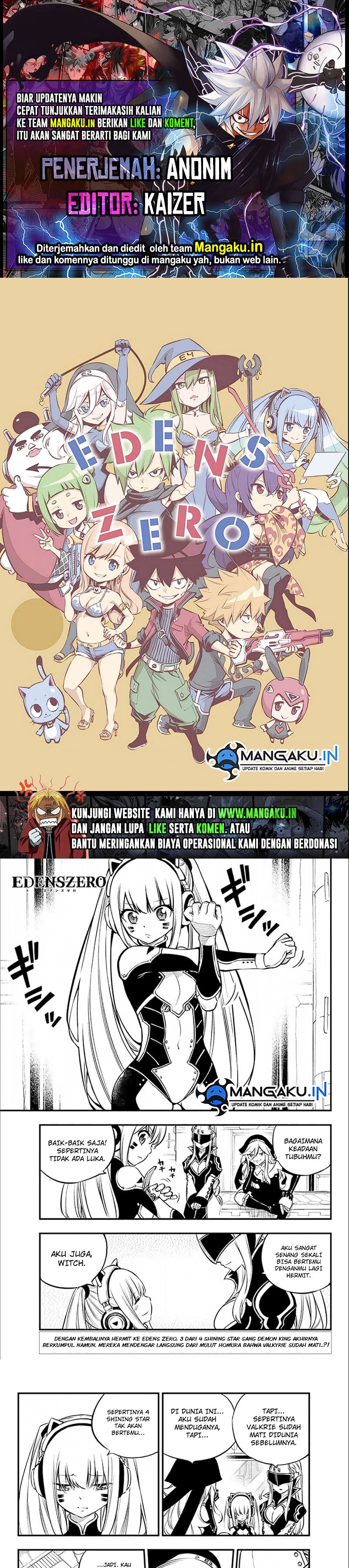 Eden’s Zero Chapter 232 Bahasa Indonesia