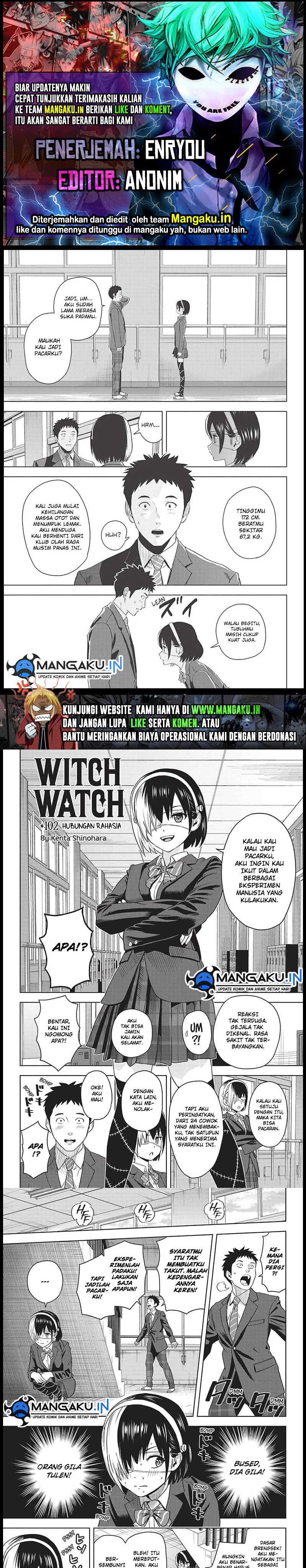 Witch Watch Chapter 102 Bahasa Indonesia