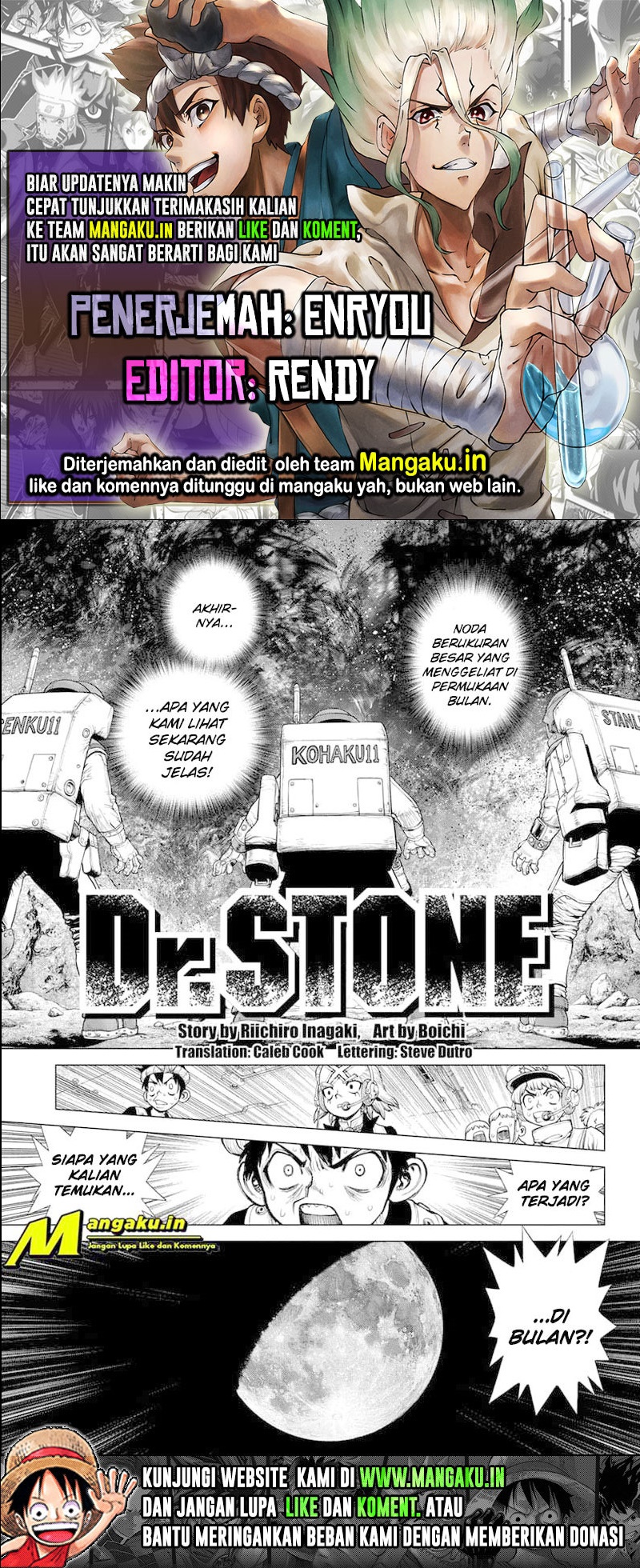 Dr. Stone Chapter 228 Bahasa Indonesia