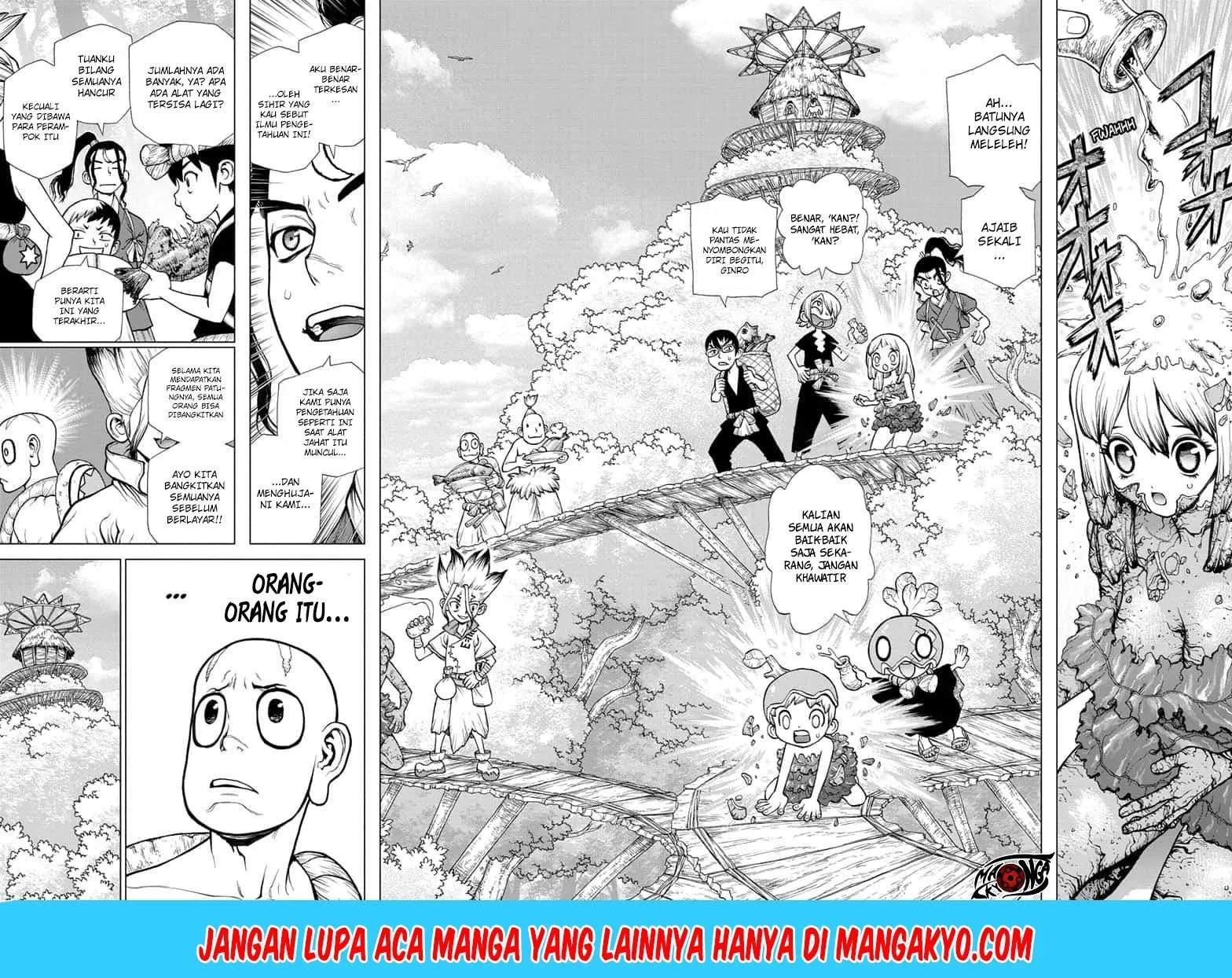 Dr. Stone Chapter 140 Bahasa Indonesia