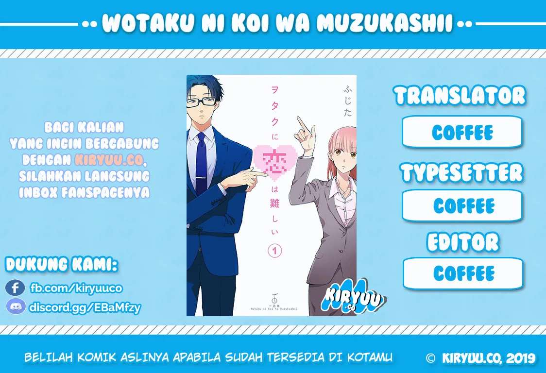 Wotaku ni Koi wa Muzukashii Chapter 34 Bahasa Indonesia