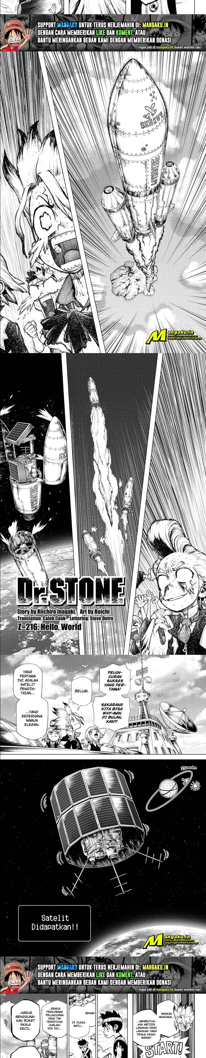 Dr. Stone Chapter 216 Bahasa Indonesia