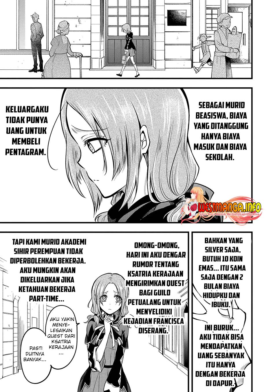 Mahou Shoujo Gakuen no Suketto Kyoushi Chapter 17.1 Bahasa Indonesia