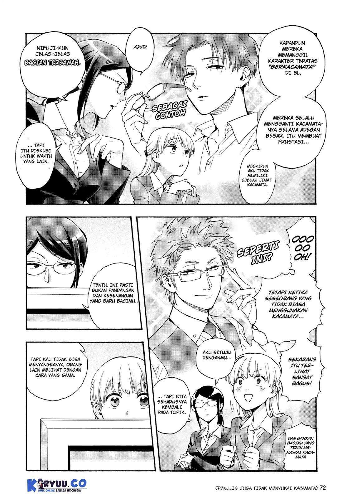 Wotaku ni Koi wa Muzukashii Chapter 28 Bahasa Indonesia