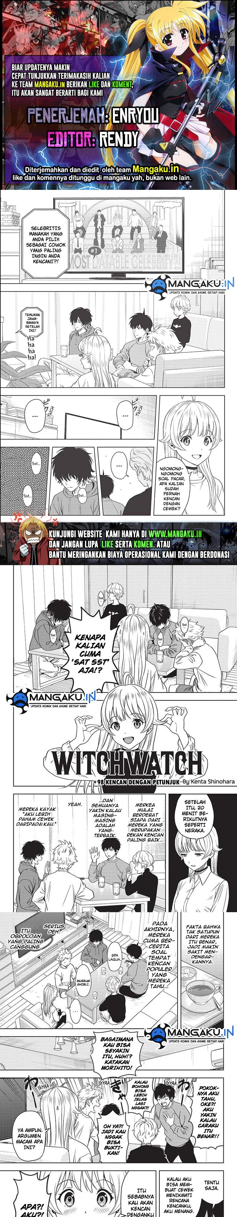Witch Watch Chapter 98 Bahasa Indonesia