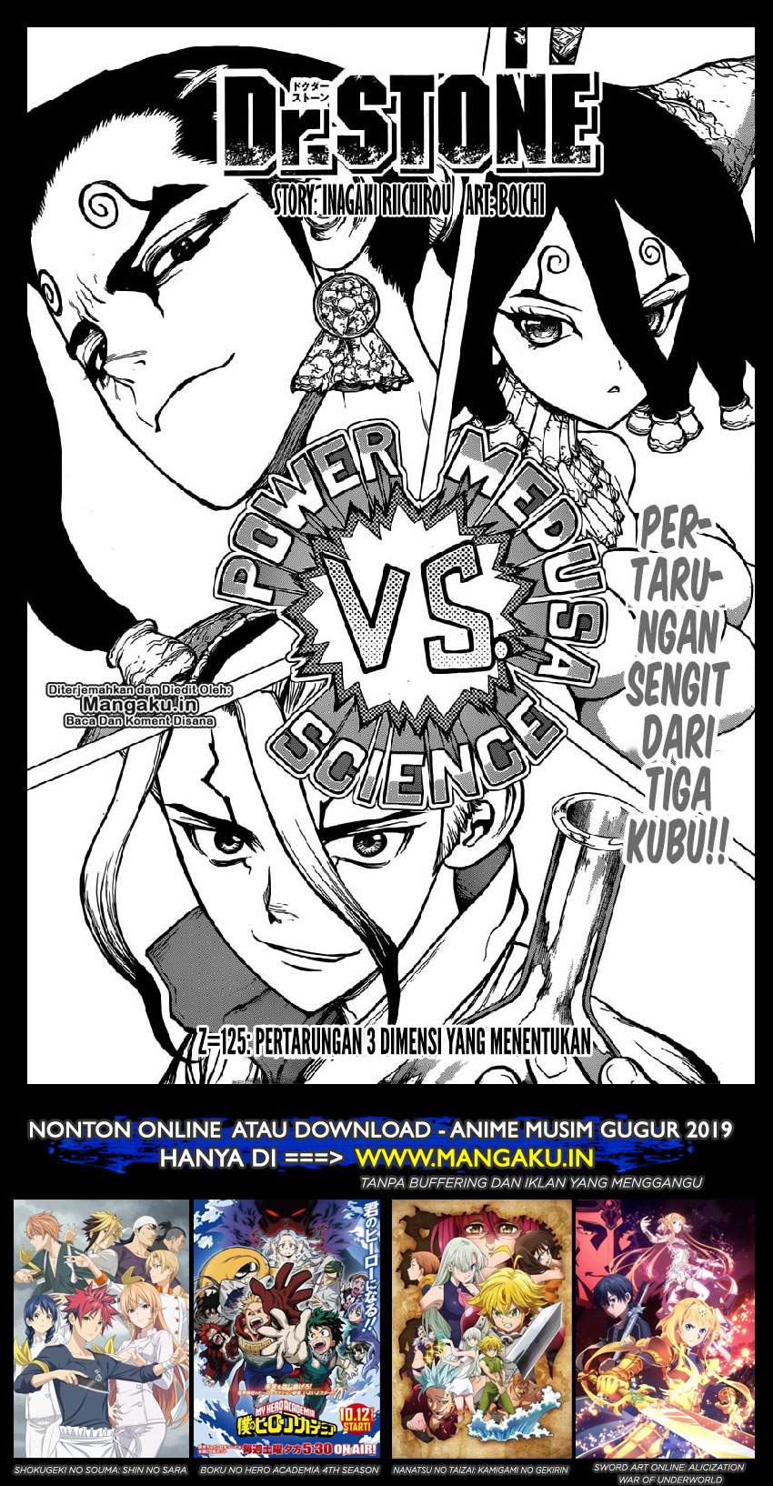 Dr. Stone Chapter 125 Bahasa Indonesia