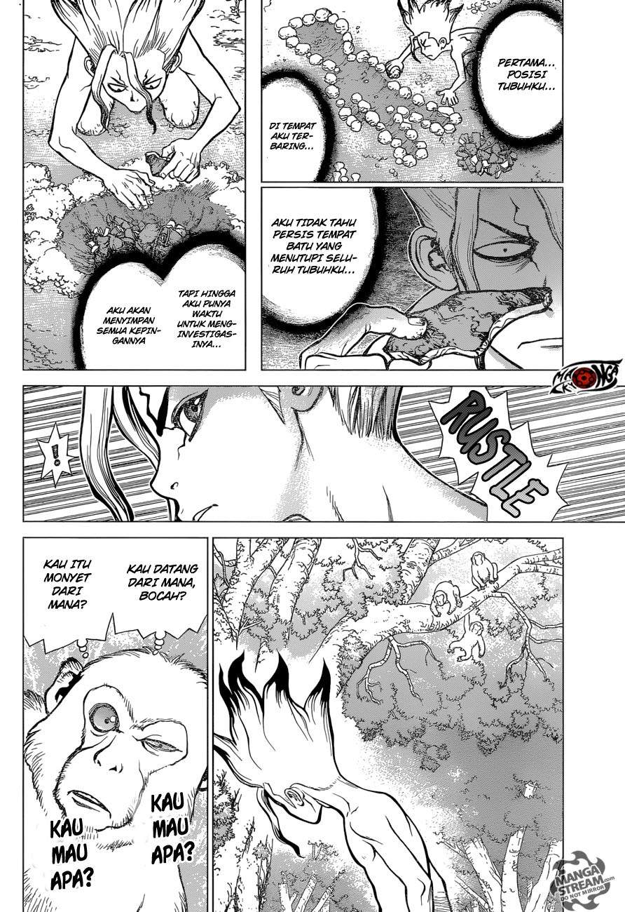 Dr. Stone Chapter 13 Bahasa Indonesia