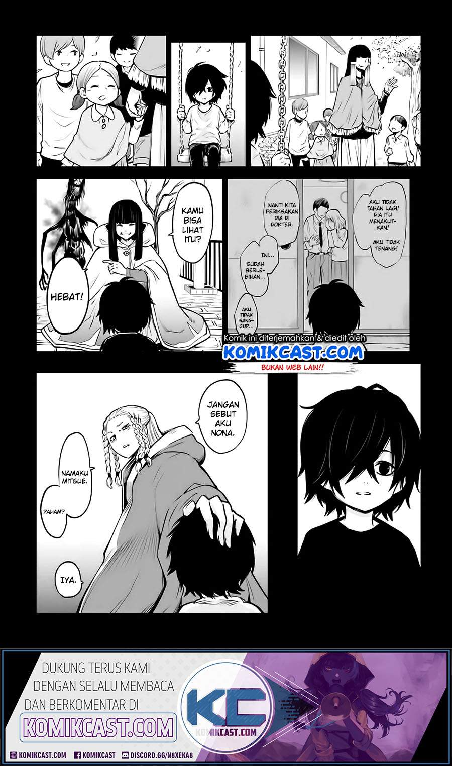The Girl Who See It (Mieruko-chan) Chapter 38 Bahasa Indonesia
