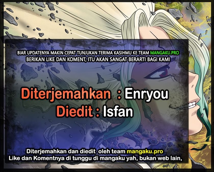 Dr. Stone Chapter 187 Bahasa Indonesia