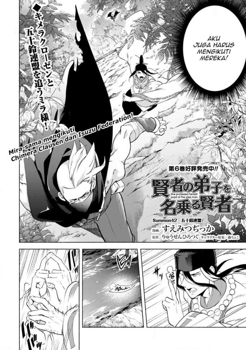 Kenja no Deshi wo Nanoru Kenja The Comic Chapter 42 Bahasa Indonesia