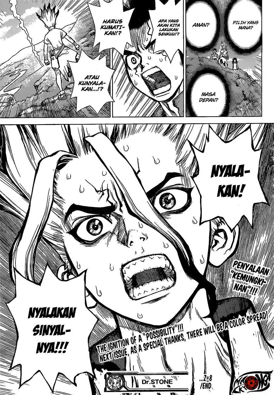 Dr. Stone Chapter 08 Bahasa Indonesia