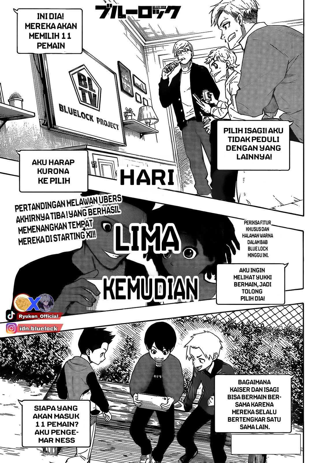 Blue Lock Chapter 209 Bahasa Indonesia