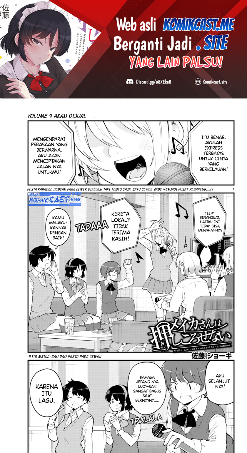 Meika-san Can’t Conceal Her Emotions Chapter 118 Bahasa Indonesia