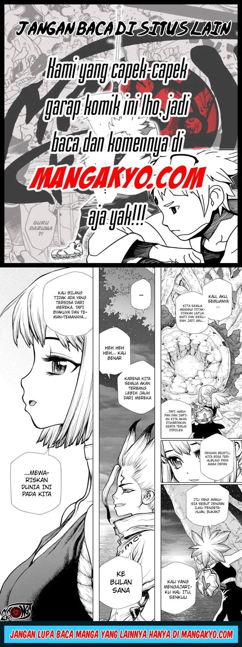 Dr. Stone Chapter 140 Bahasa Indonesia