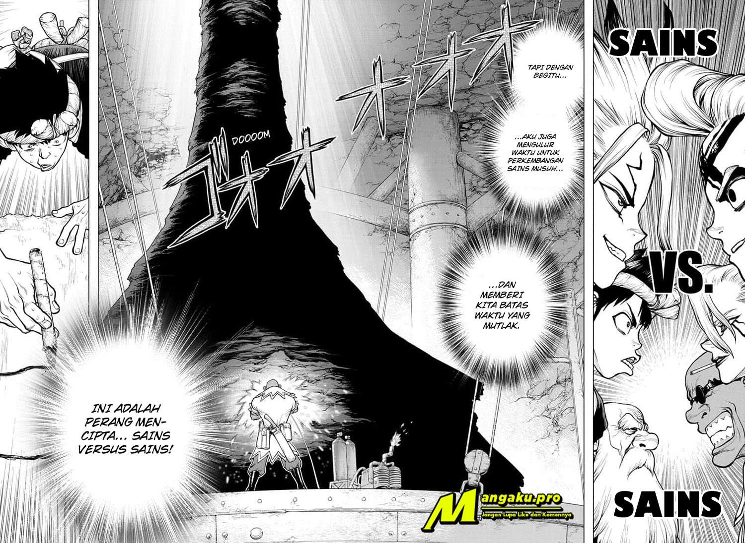 Dr. Stone Chapter 161 Bahasa Indonesia