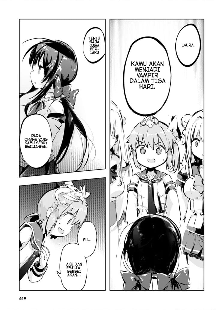 Kenshi o Mezashite Nyugaku Shitanoni Maho Tekisei 9999 Nandesukedo!? Chapter 49 Bahasa Indonesia