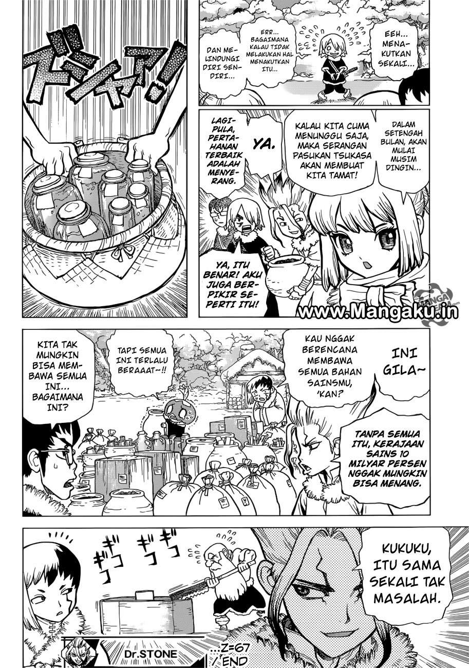 Dr. Stone Chapter 67 Bahasa Indonesia