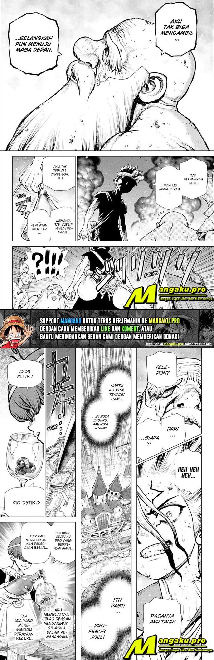 Dr. Stone Chapter 190 Bahasa Indonesia