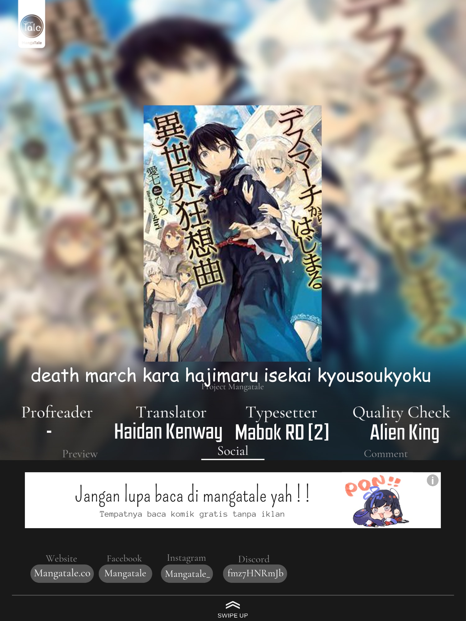 Death March kara Hajimaru Isekai Kyousoukyoku Chapter 94 Bahasa Indonesia