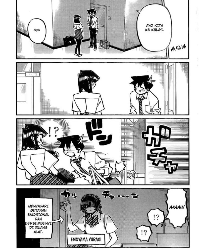 Komi-san wa Komyushou Desu. Chapter 395 Bahasa Indonesia