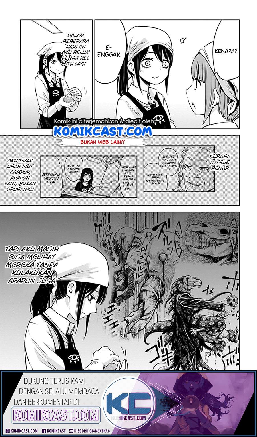 The Girl Who See It (Mieruko-chan) Chapter 29 Bahasa Indonesia