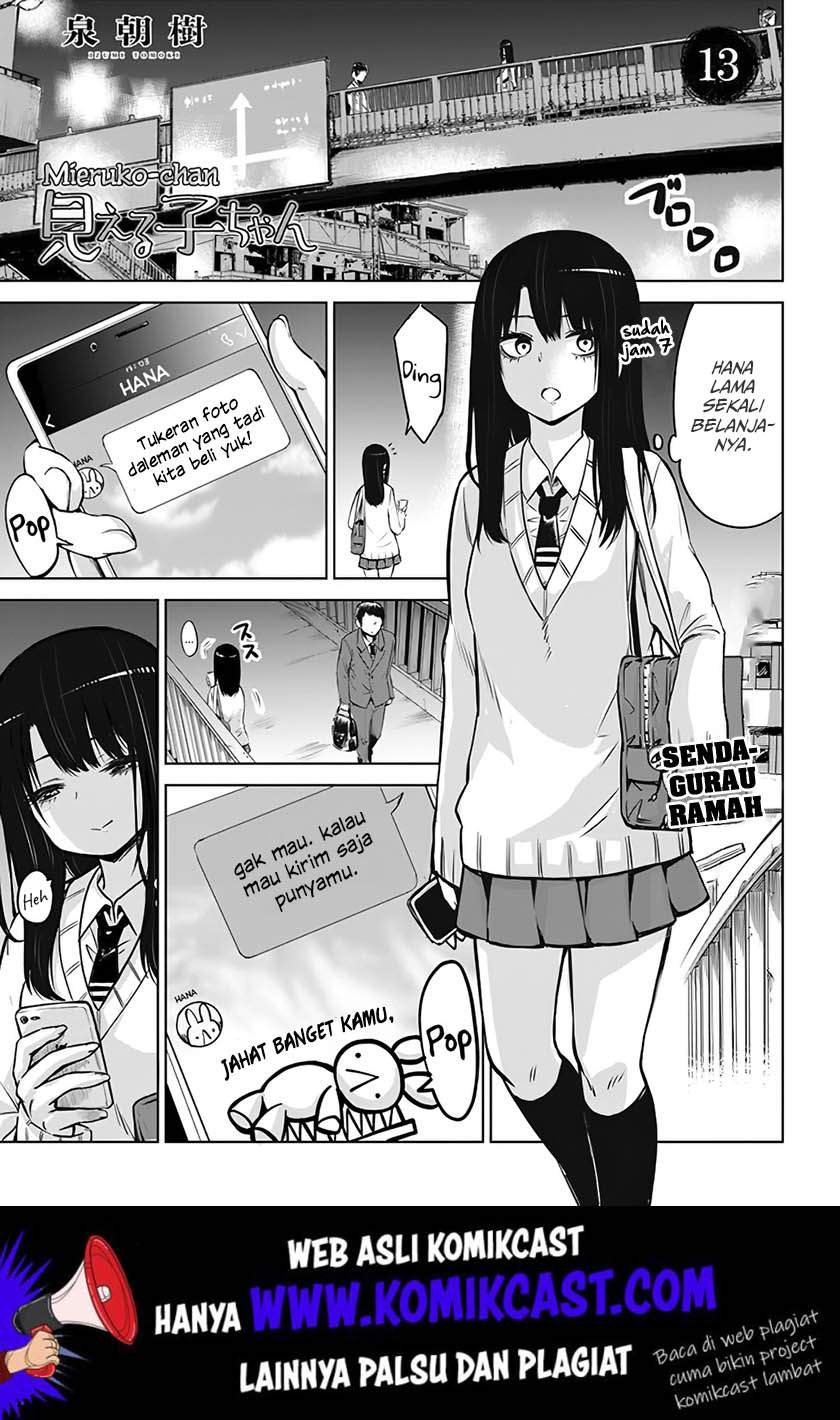 The Girl Who See It (Mieruko-chan) Chapter 13 Bahasa Indonesia