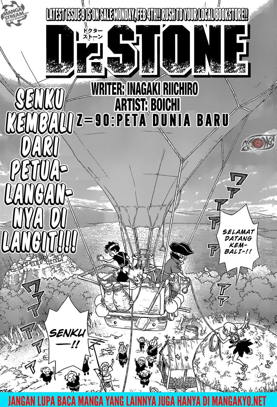 Dr. Stone Chapter 90 Bahasa Indonesia