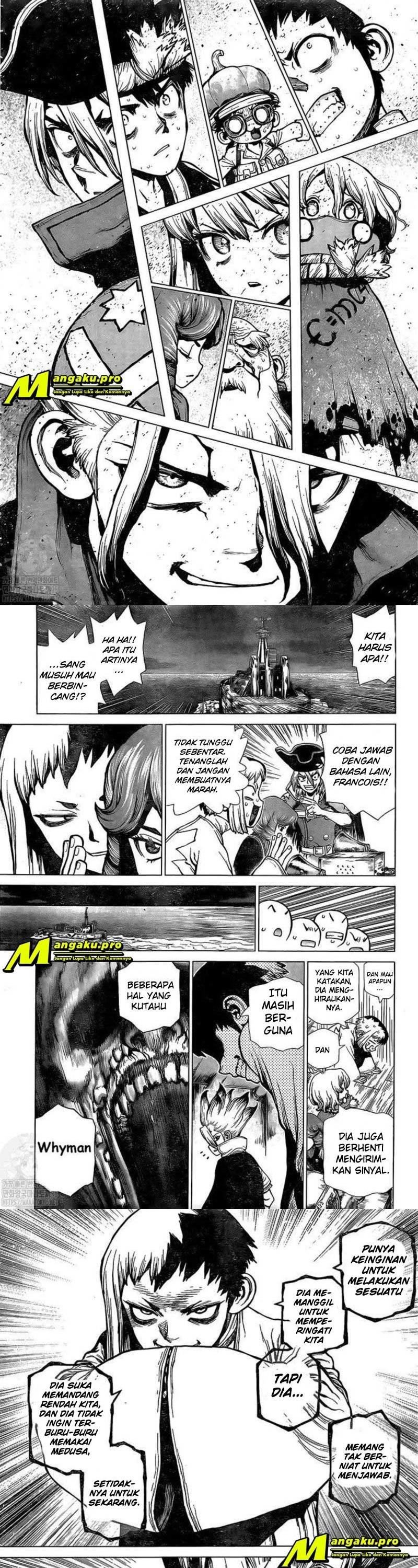 Dr. Stone Chapter 201 Bahasa Indonesia