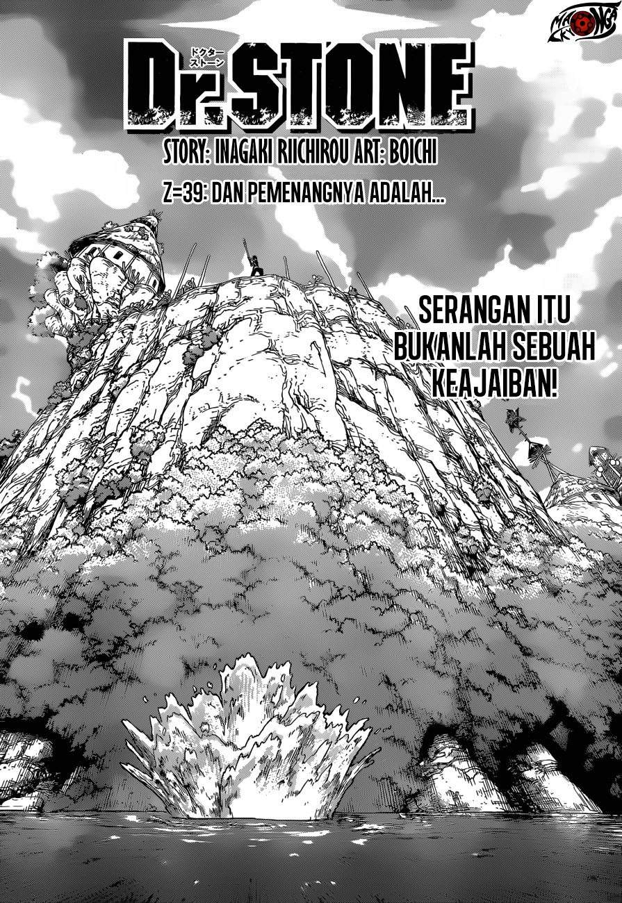 Dr. Stone Chapter 39 Bahasa Indonesia