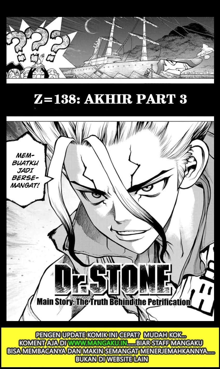 Dr. Stone Chapter 138 Bahasa Indonesia