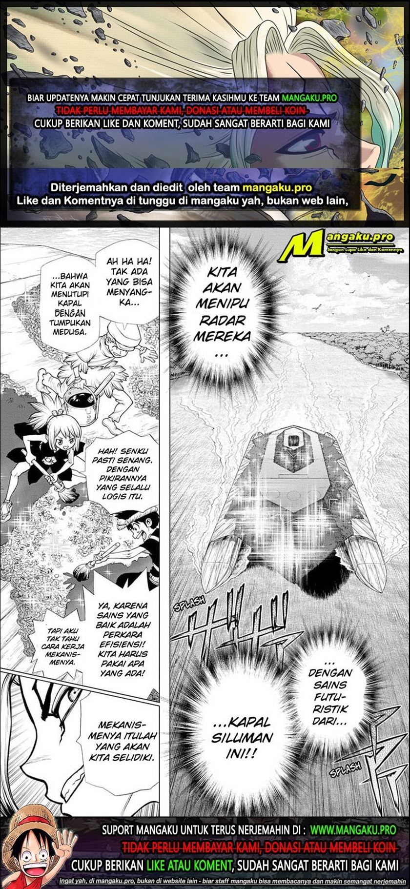 Dr. Stone Chapter 182 Bahasa Indonesia