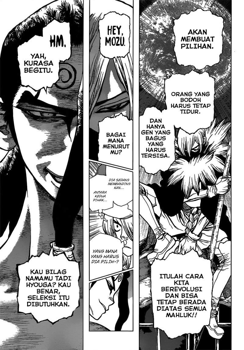 Dr. Stone Chapter 130 Bahasa Indonesia