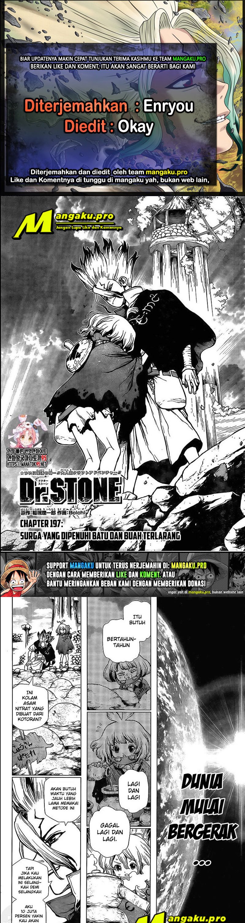 Dr. Stone Chapter 197 Bahasa Indonesia