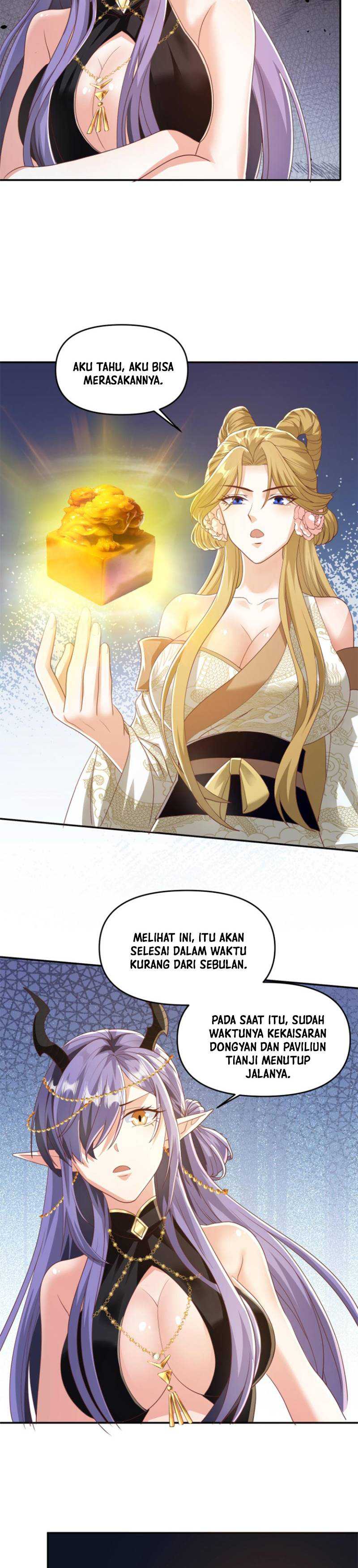 It’s Over! The Queen’s Soft Rice Husband is Actually Invincible Chapter 113 Bahasa Indonesia