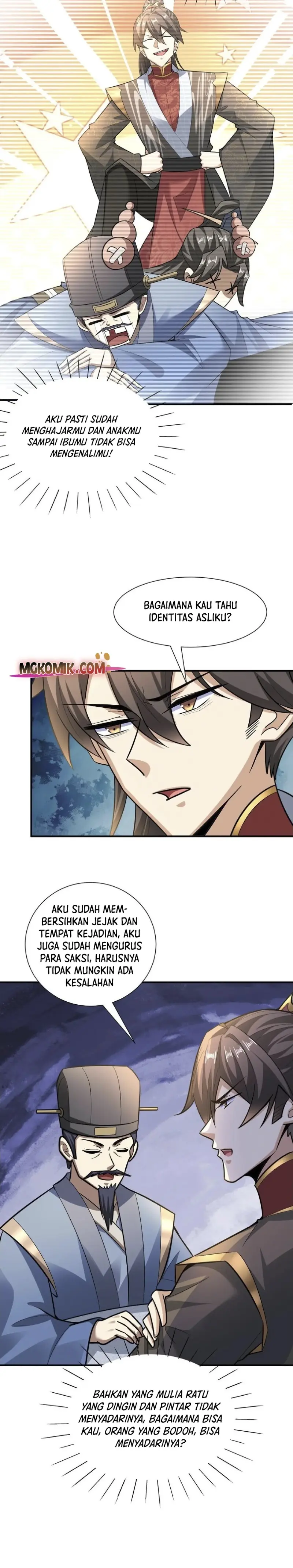 It’s Over! The Queen’s Soft Rice Husband is Actually Invincible Chapter 105 Bahasa Indonesia