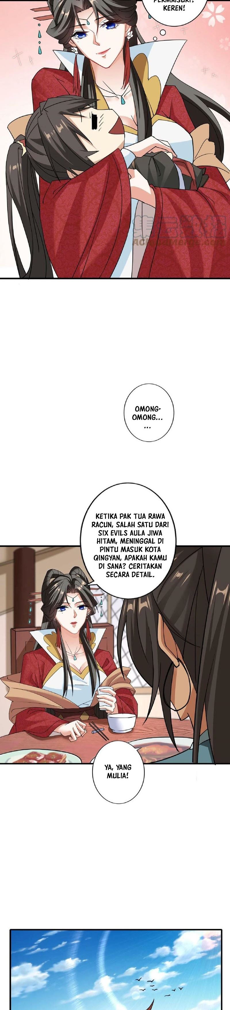 It’s Over! The Queen’s Soft Rice Husband is Actually Invincible Chapter 34 Bahasa Indonesia