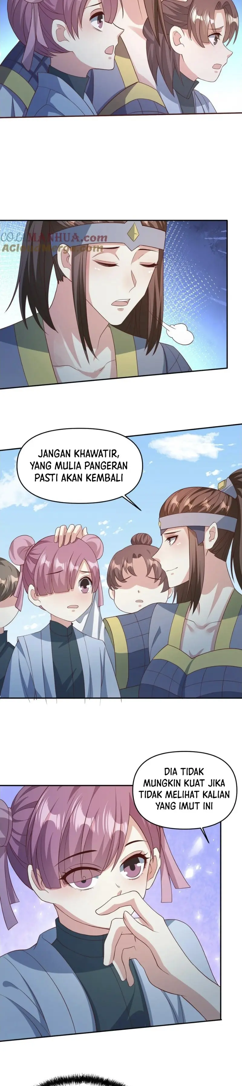 It’s Over! The Queen’s Soft Rice Husband is Actually Invincible Chapter 107 Bahasa Indonesia