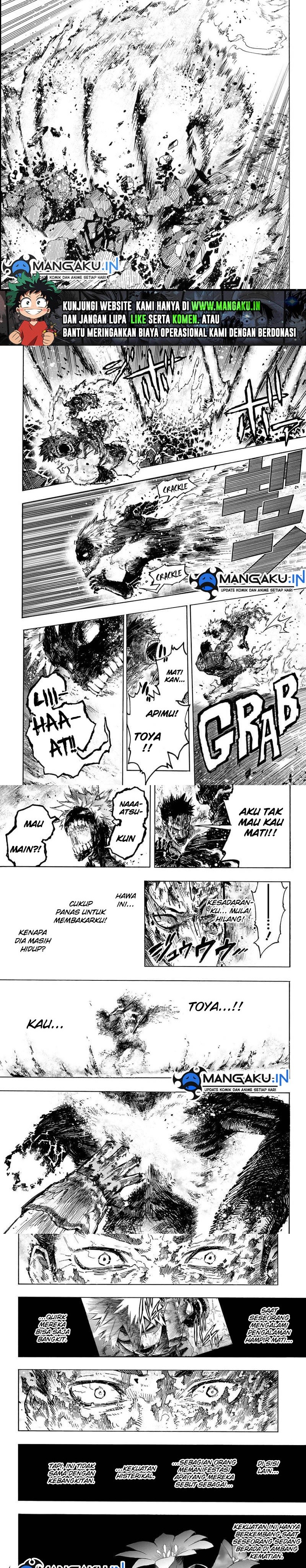 Boku no Hero Academia Chapter 387 Bahasa Indonesia