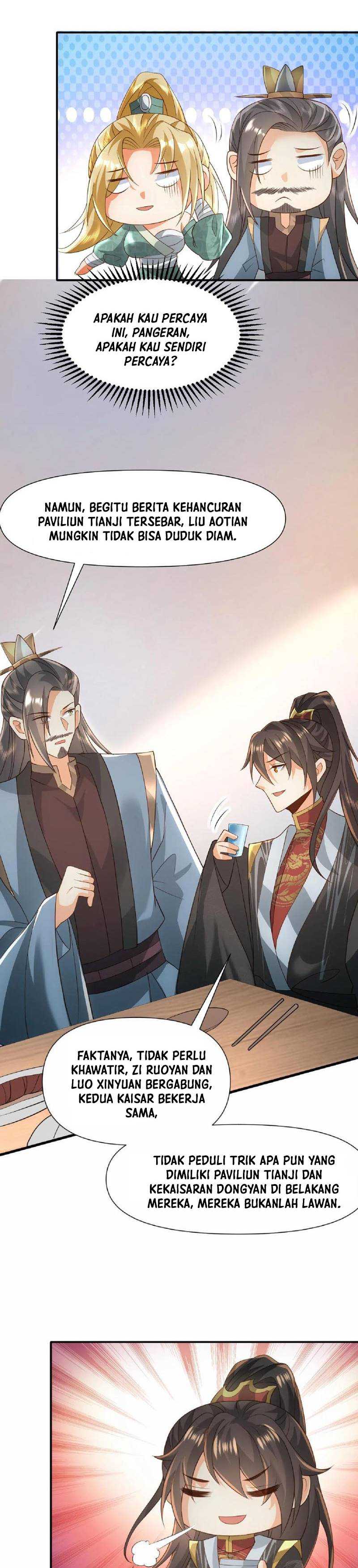 It’s Over! The Queen’s Soft Rice Husband is Actually Invincible Chapter 100 Bahasa Indonesia