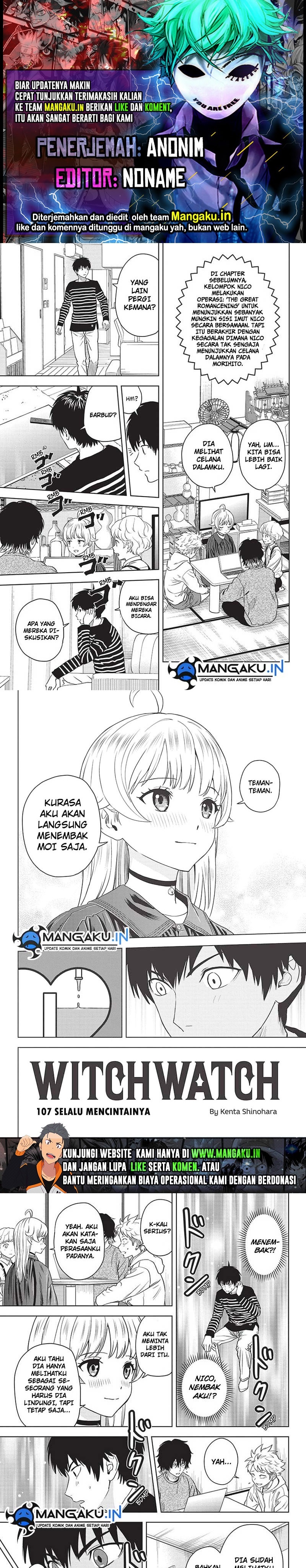 Witch Watch Chapter 107 Bahasa Indonesia