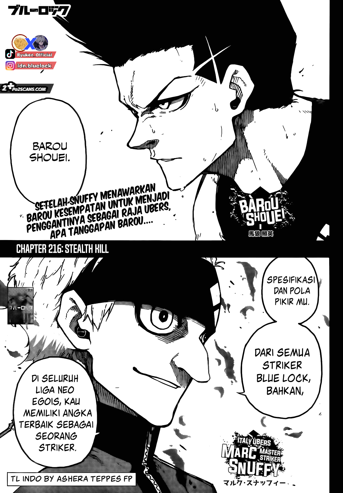 Blue Lock Chapter 216 Bahasa Indonesia