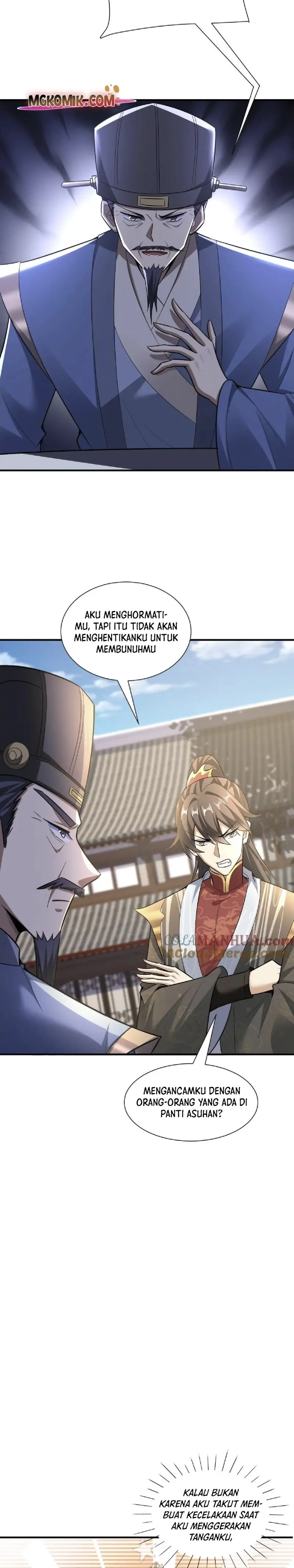 It’s Over! The Queen’s Soft Rice Husband is Actually Invincible Chapter 105 Bahasa Indonesia