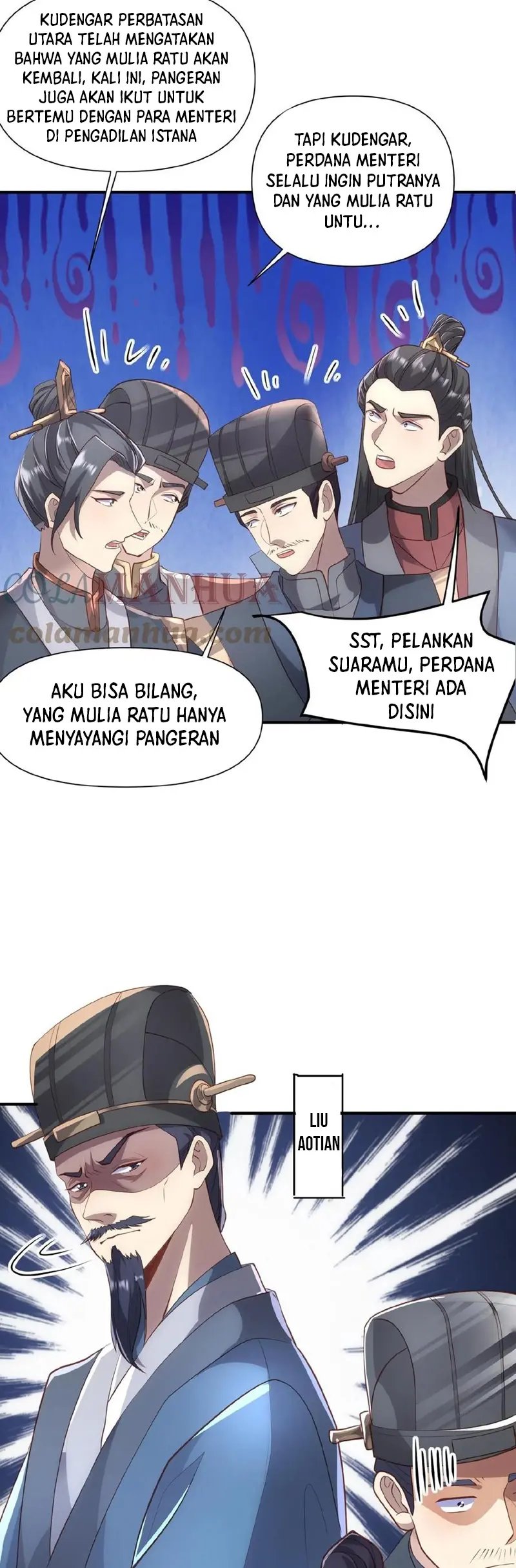 It’s Over! The Queen’s Soft Rice Husband is Actually Invincible Chapter 38 Bahasa Indonesia