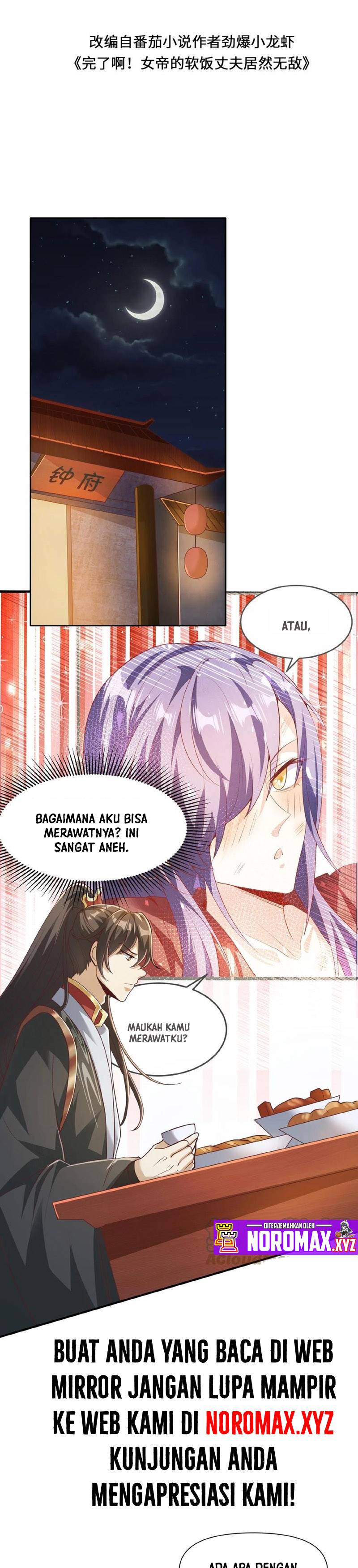It’s Over! The Queen’s Soft Rice Husband is Actually Invincible Chapter 69 Bahasa Indonesia