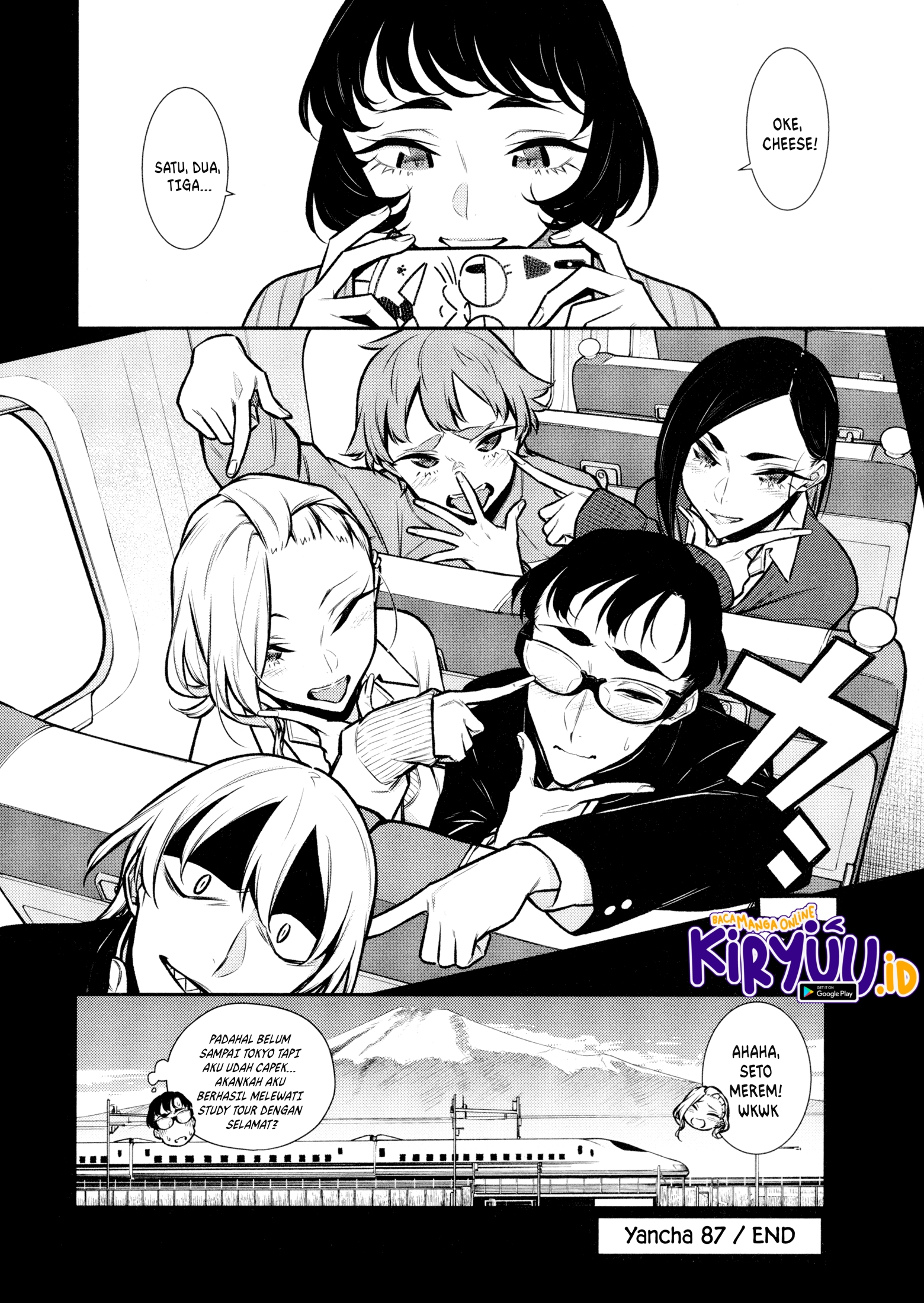 Yancha Gal no Anjou-san Chapter 87 Bahasa Indonesia