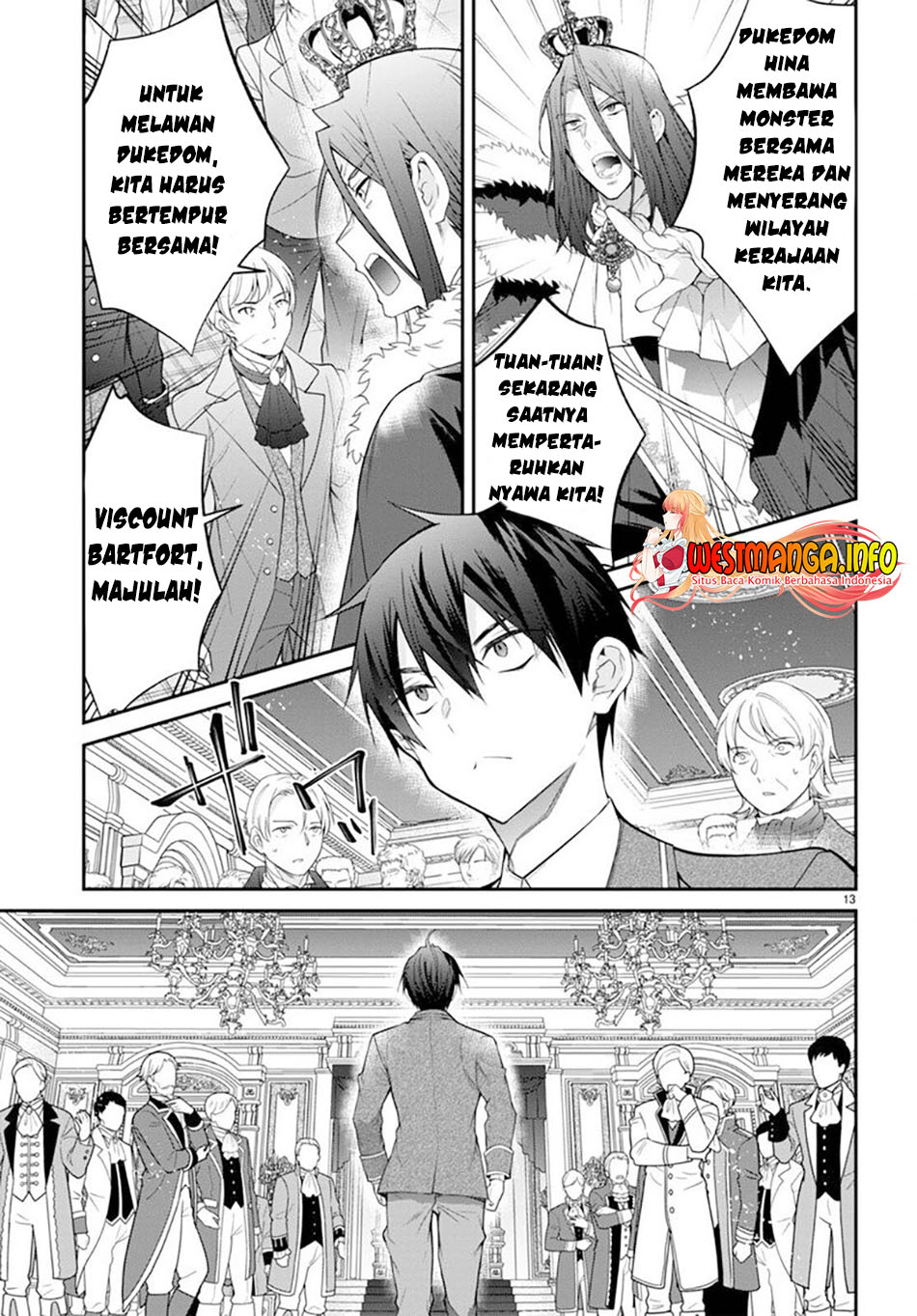 Otome Game Sekai wa Mob ni Kibishii Sekai Desu Chapter 53 Bahasa Indonesia