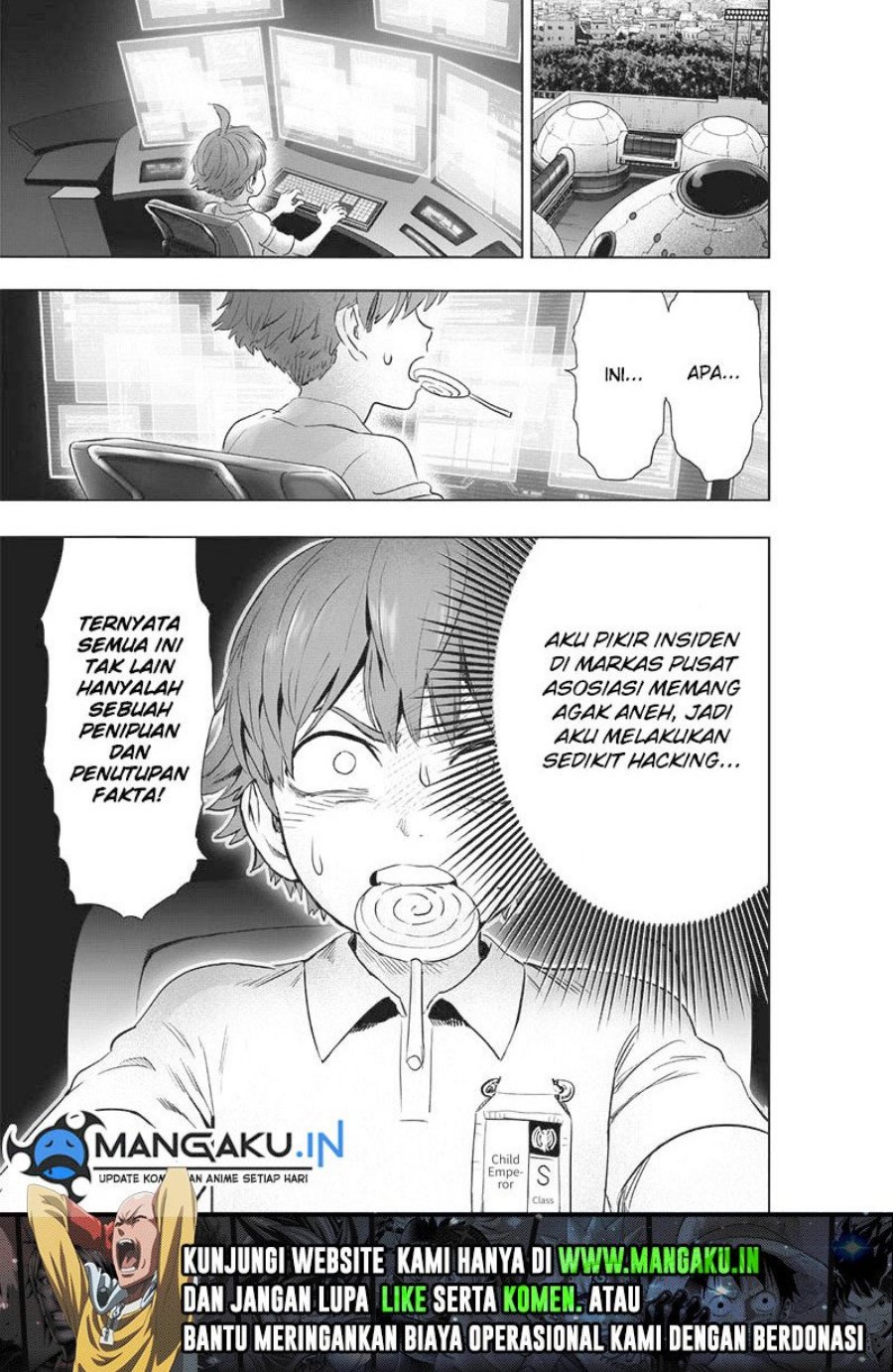 One Punch-Man Chapter 233 Bahasa Indonesia