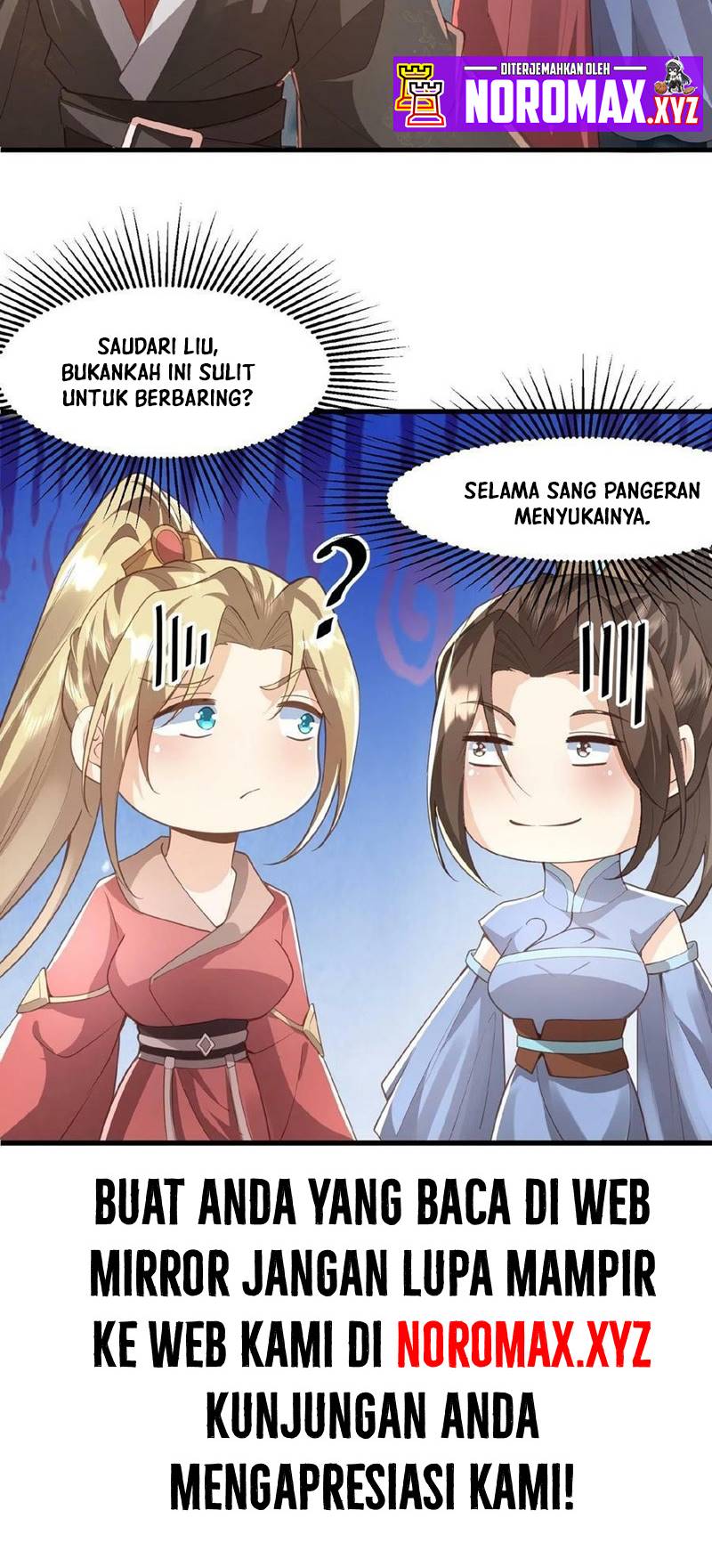 It’s Over! The Queen’s Soft Rice Husband is Actually Invincible Chapter 45 Bahasa Indonesia