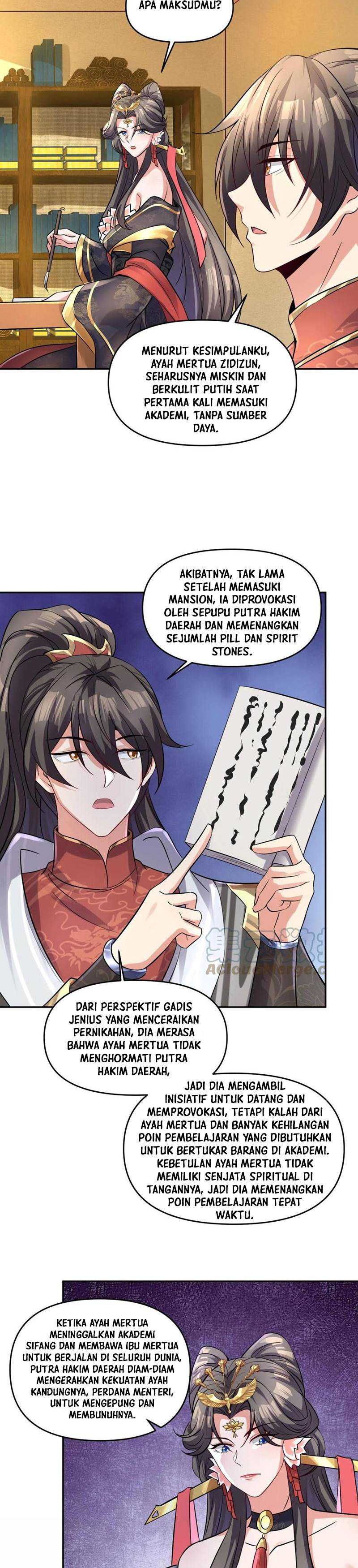 It’s Over! The Queen’s Soft Rice Husband is Actually Invincible Chapter 63 Bahasa Indonesia