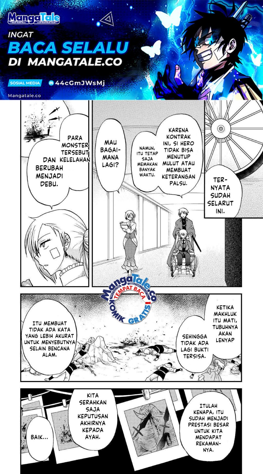 Zensei wa Ken Mikado. Konjou Kuzu Ouji Chapter 33.1 Bahasa Indonesia